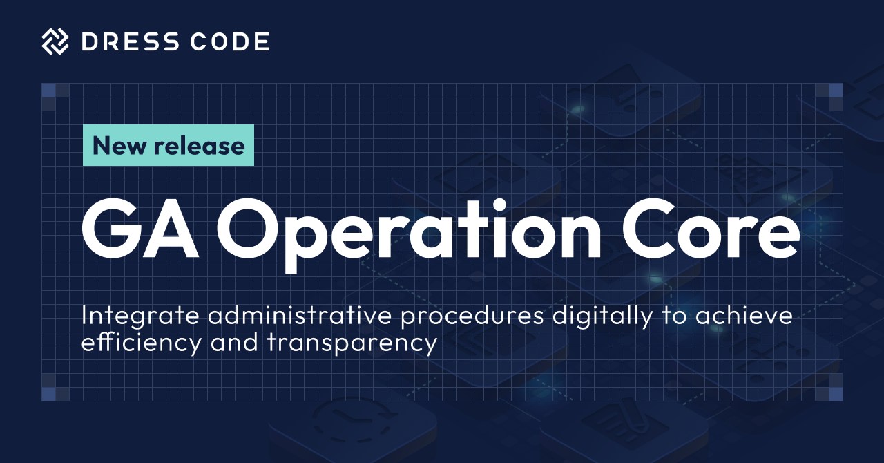 DRESS CODE 'GA Force' Series 'GA Operation Core' Product Release